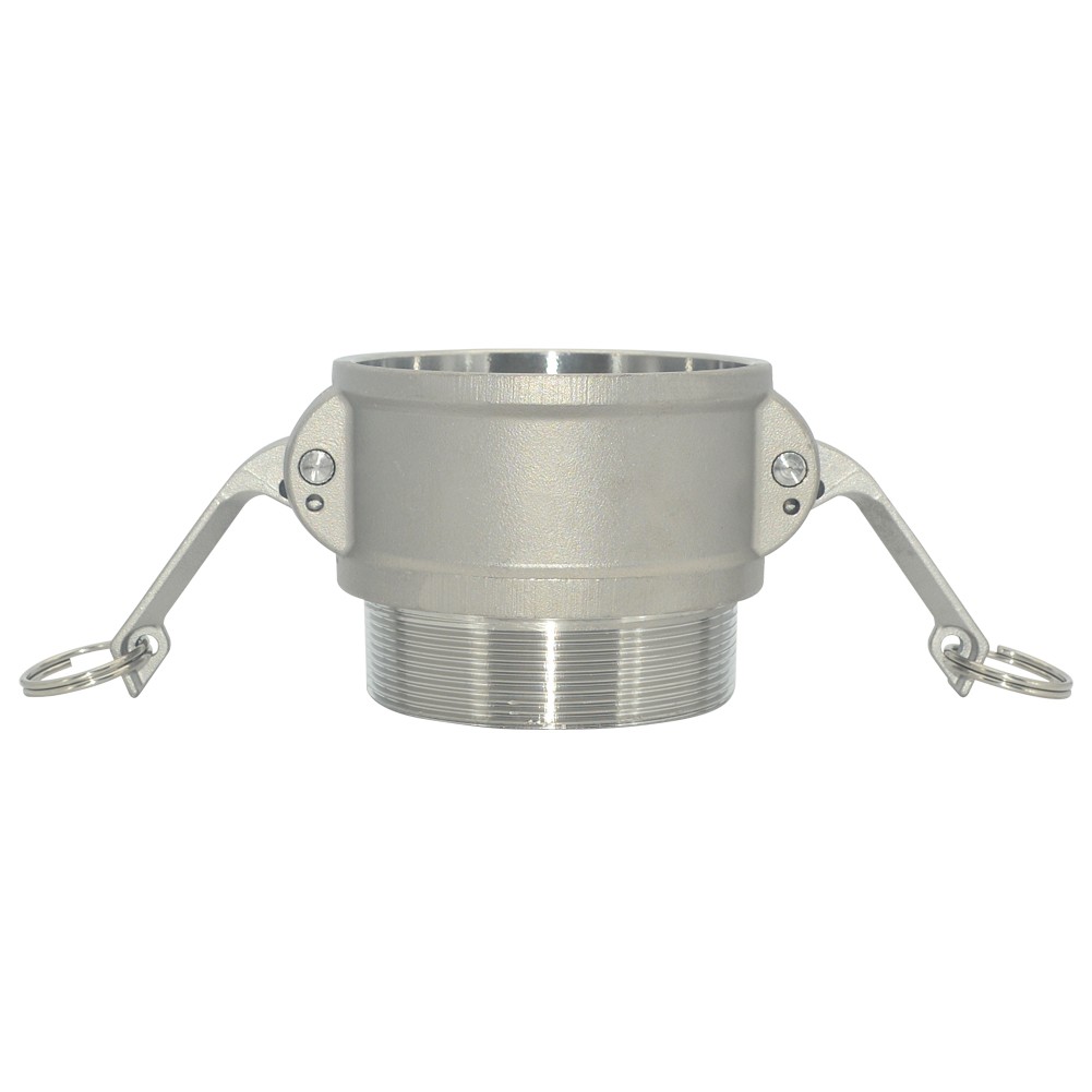 3″ 3 in Type B Camlock Female to Male NPT Stainless Steel 316 Pipe Fitting