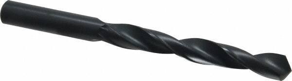 14.5mm 118° HSS Jobber Drill Oxide Finish, RH Cut, Spiral Flute, Straight Sha…