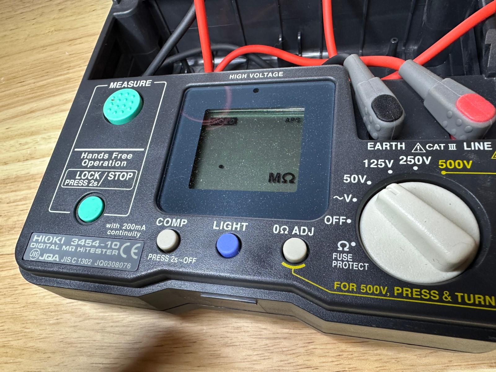 Hioki 3454-10 Digital Meg-Ohm HiTester