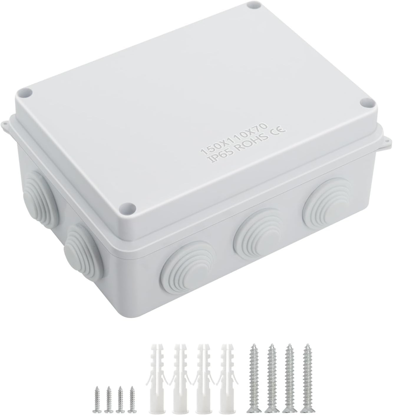 ABS Plastic Dustproof Waterproof Junction Box Universal Electrical Project E…