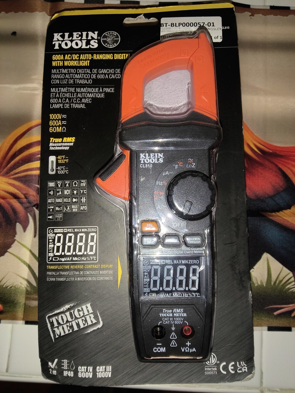 Klein Tools CL390 Auto-Ranging Digital Clamp Meter (M14)