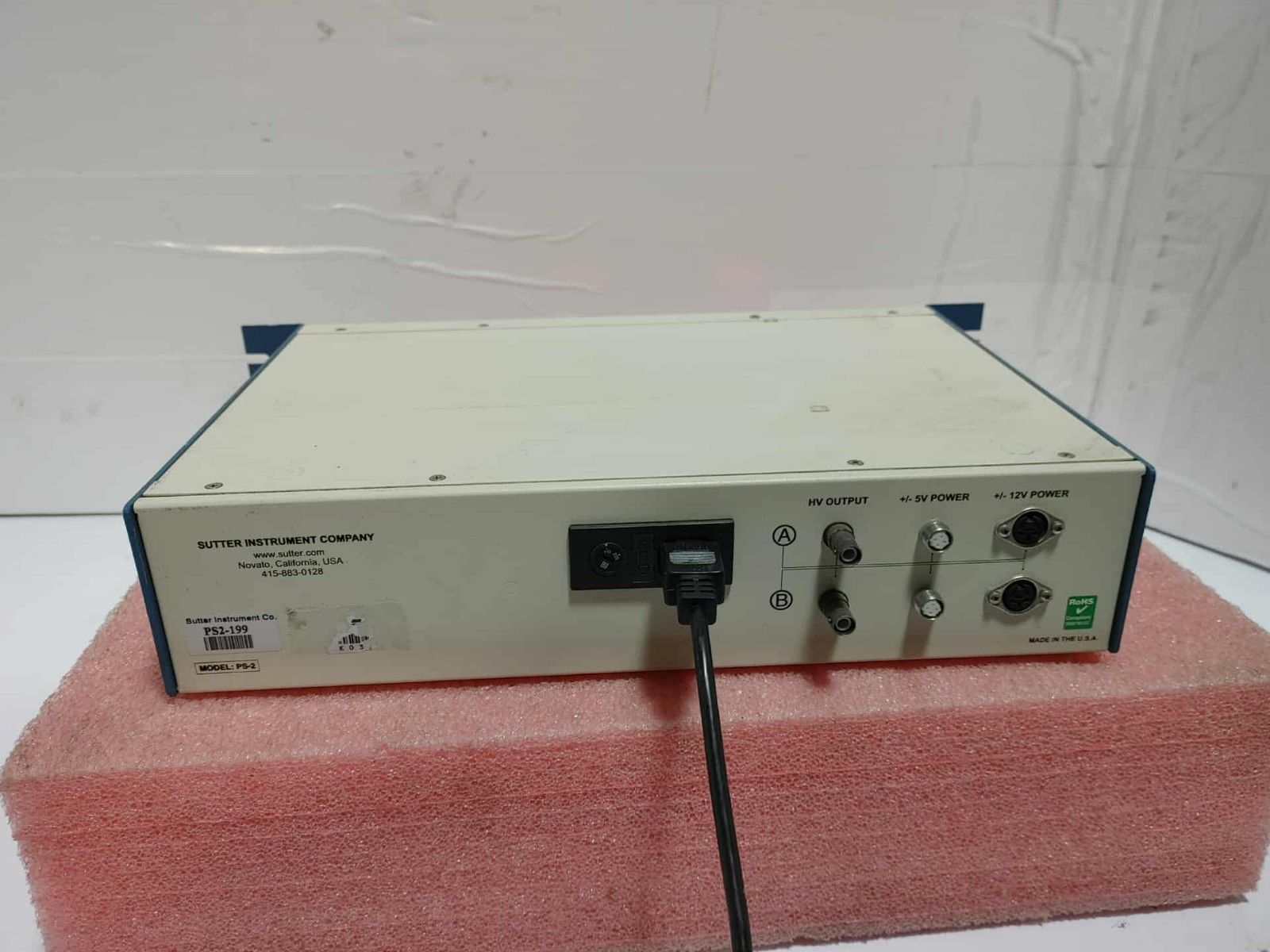 Sutter Instrument PS-2 Power Supply for MOM and PMT Hamamatsu R6357 R3896 R3811