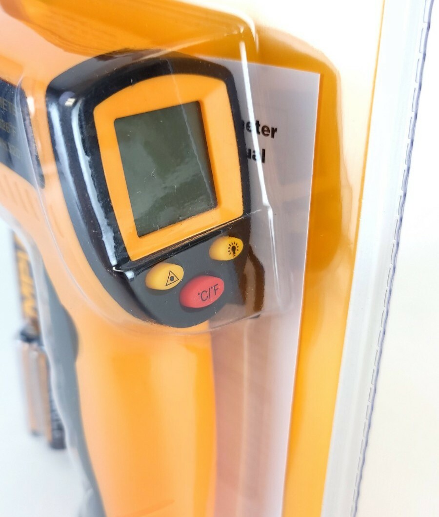 Infrared Thermometer w/Backlit LCD Non-Contact Digital Laser Pyrometer New