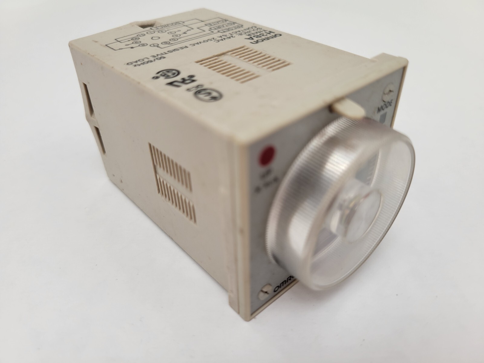 Omron H3BA Timer Relay Plug-in Mount 5A 250VAC SPDT Coil 24VDC 50/60Hz 11-Pin