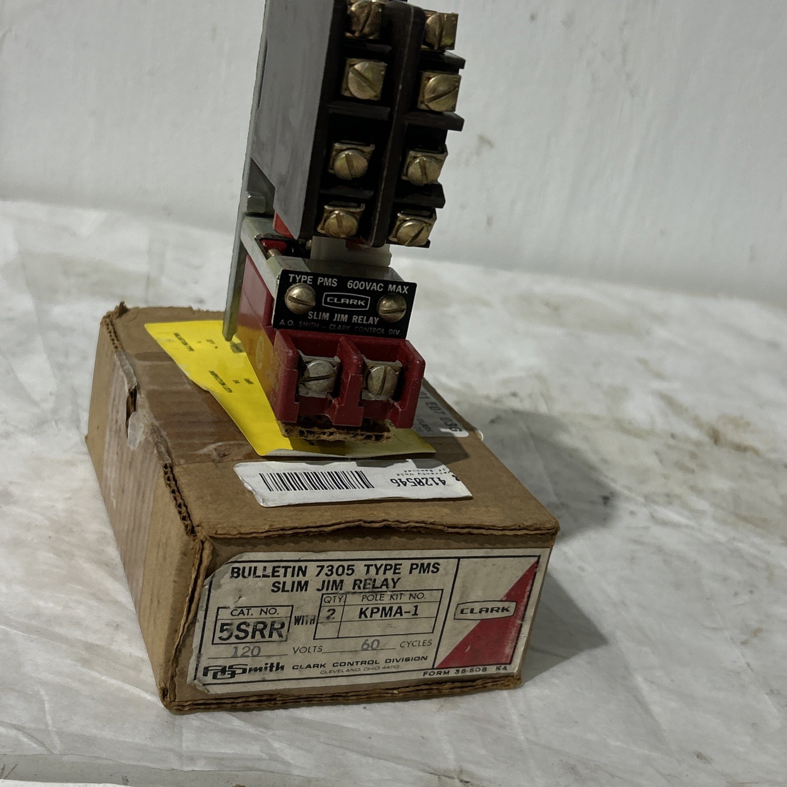 Clark 7305 Type Pms Slim Jim Relay 5srr-76. Kpma-1. Tb-139-1.