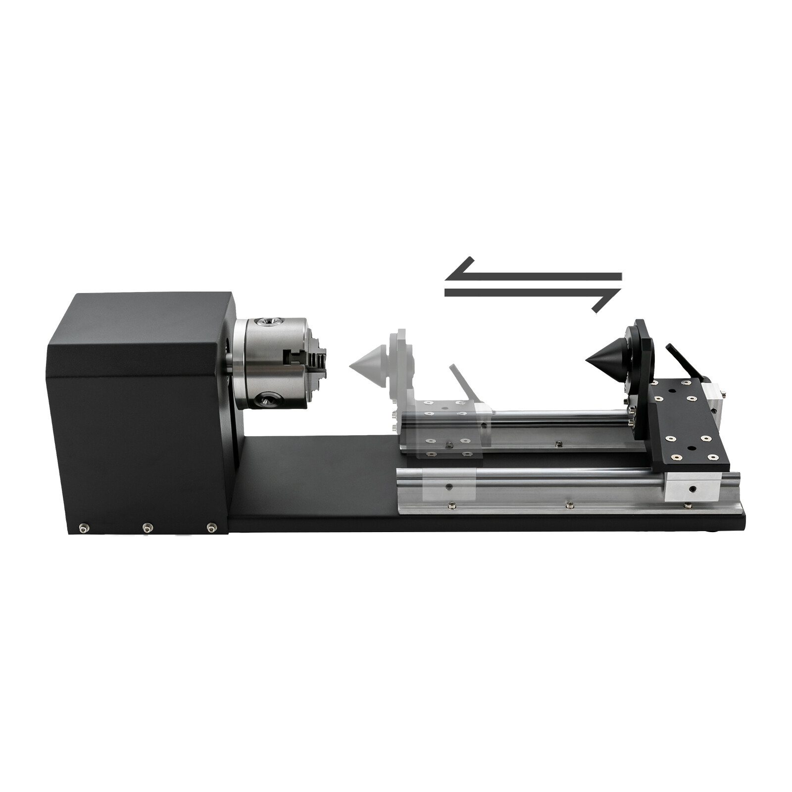 Laser Rotary Y-axis Chuck Engraver Rotary Attachment for Engraving Cutting New