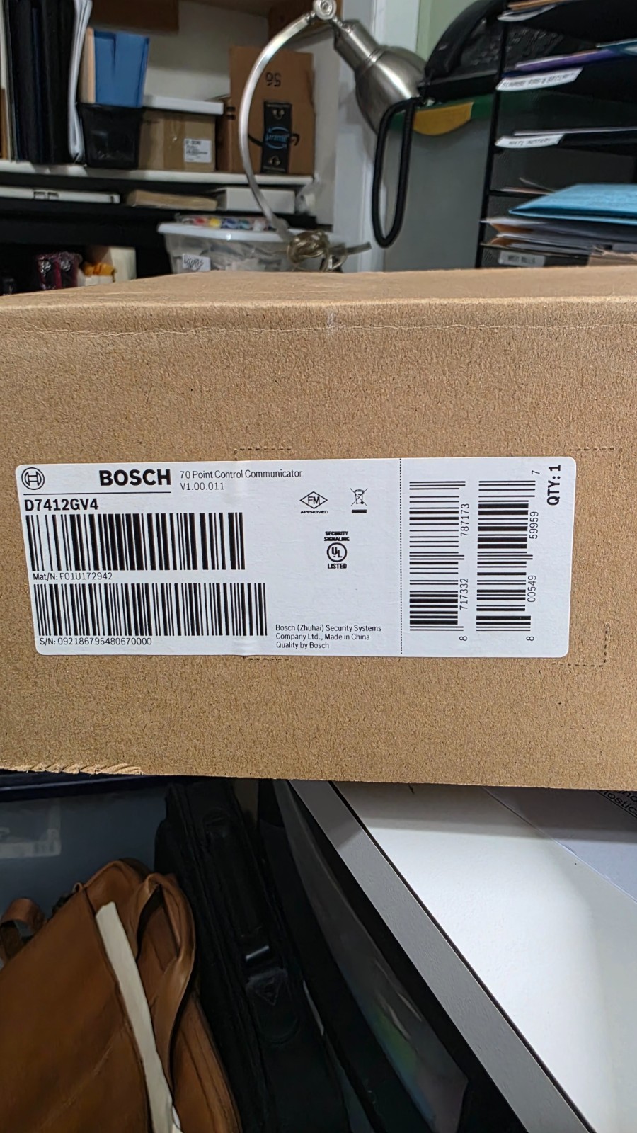 Bosch D7412GV4 G Series Control Panel Communicator. New Open Box – Never Install