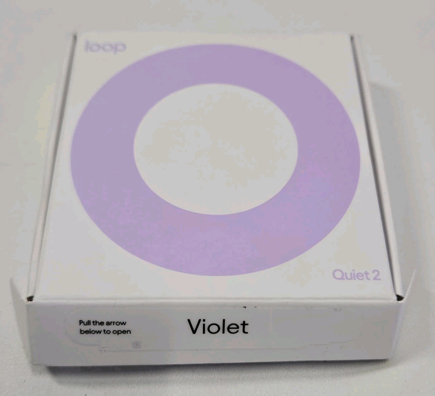 Loop Quiet 2 Earplugs Violet Noise Reduction 14 NRR SNR 24 db. New Open Box.