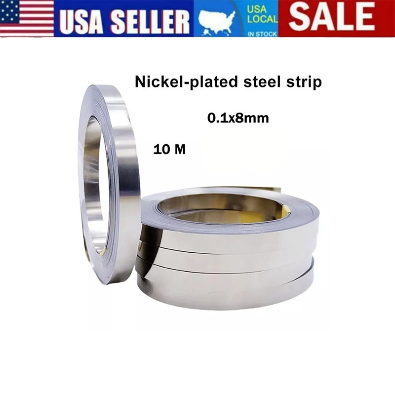 DIY 10M Pure Nickel Plate Strip Tape Sheet For Li 18650 Battery Spot Weld Tool