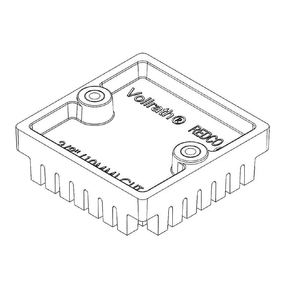 Vollrath 354484-1 3/8" Pusher Block for Insta Cut 3.5 Dicer