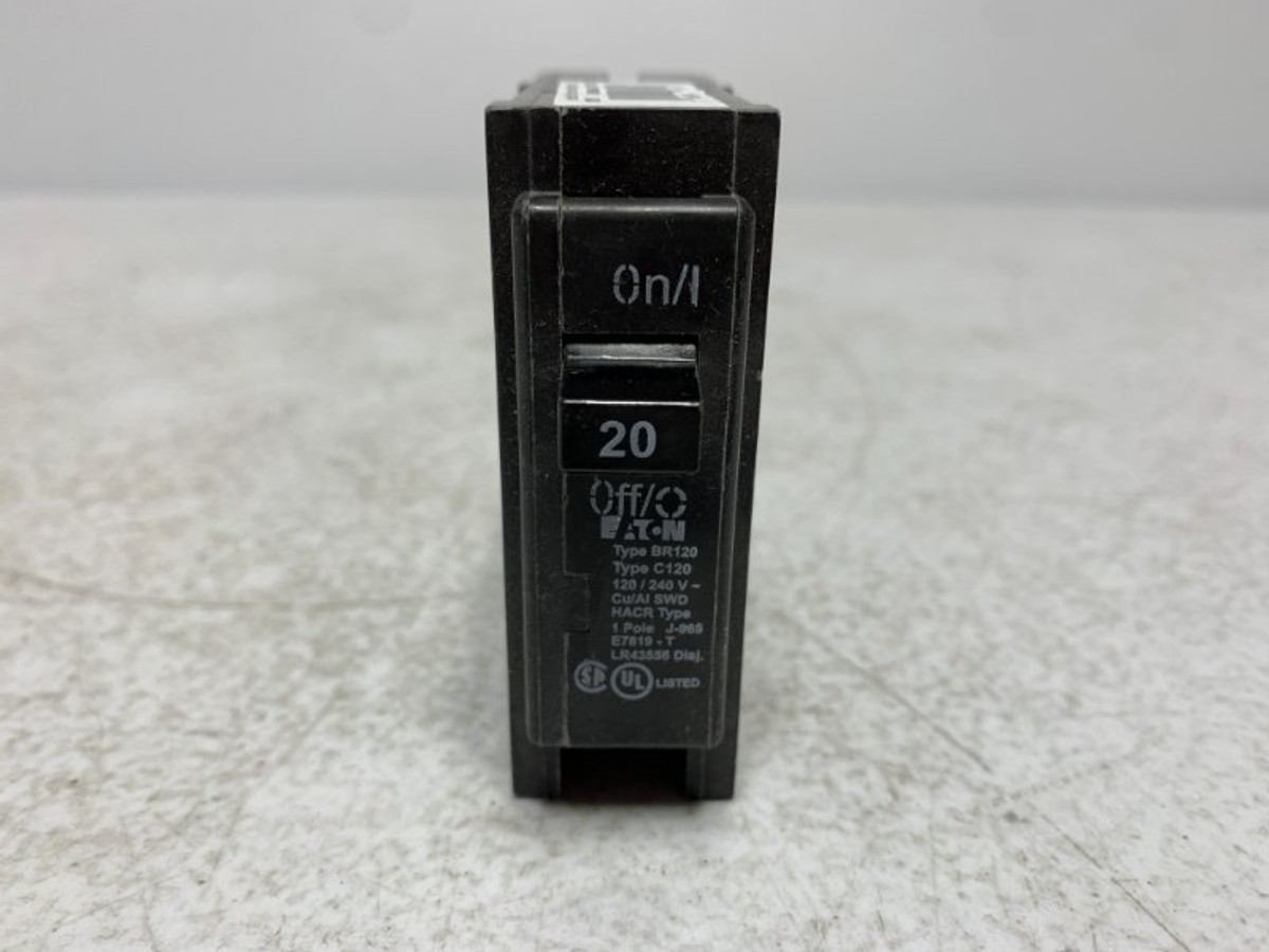 Eaton BR120 Circuit Breaker 20A 120/240V 1-Pole