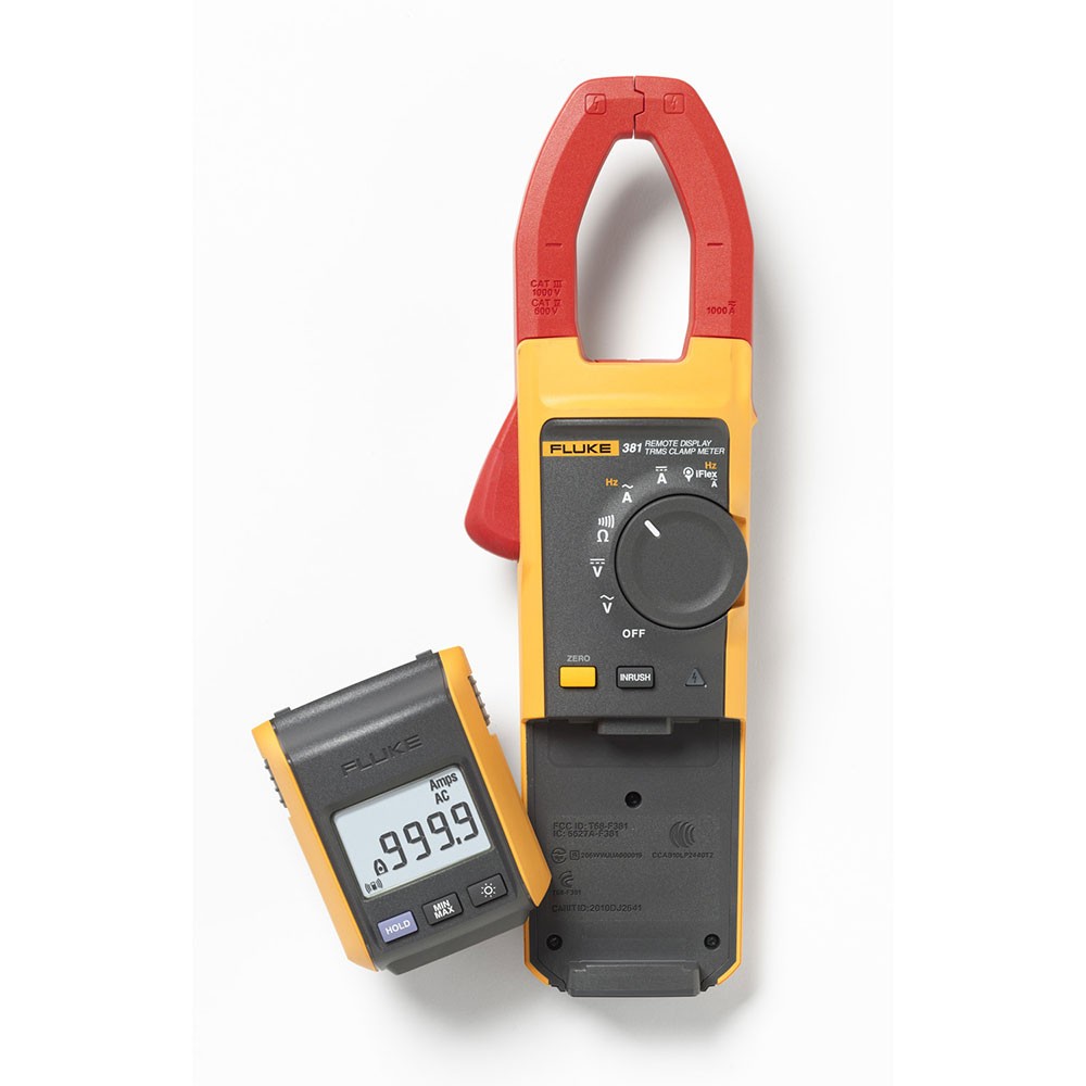 Fluke 381 (3610452) Remote Display 1000 A TRMS Clamp w/I Flex