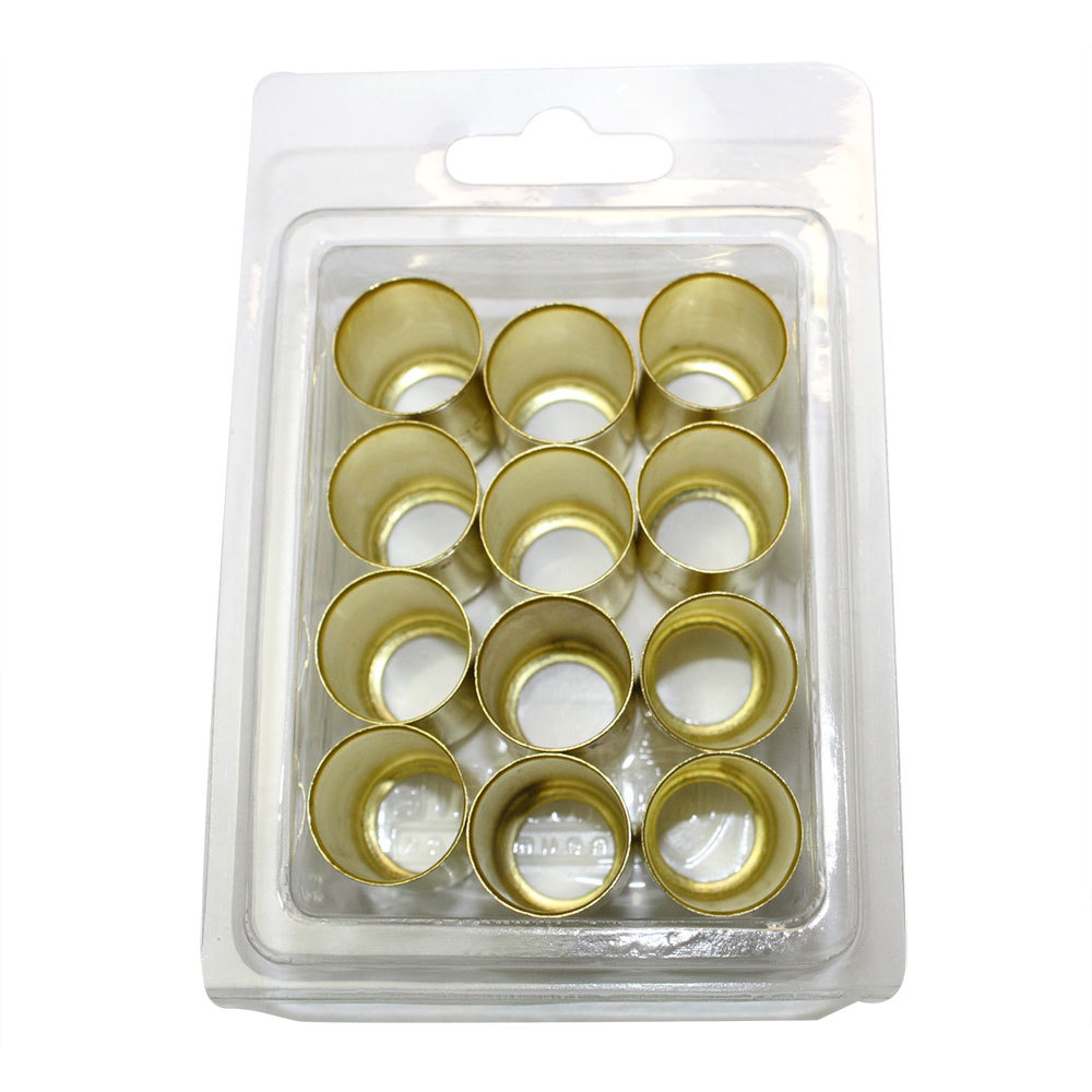 12 Pack 0.400″ ID x 0.710″ 0.5 mm Wall Thickness Brass Hose Ferrules – F4250-12