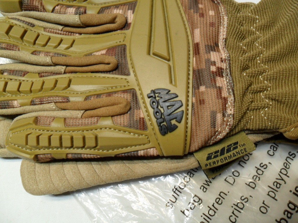 New Mac Tools Coyote Camo Speedcuff Impact Mechanic / Work Gloves Large Save $$$