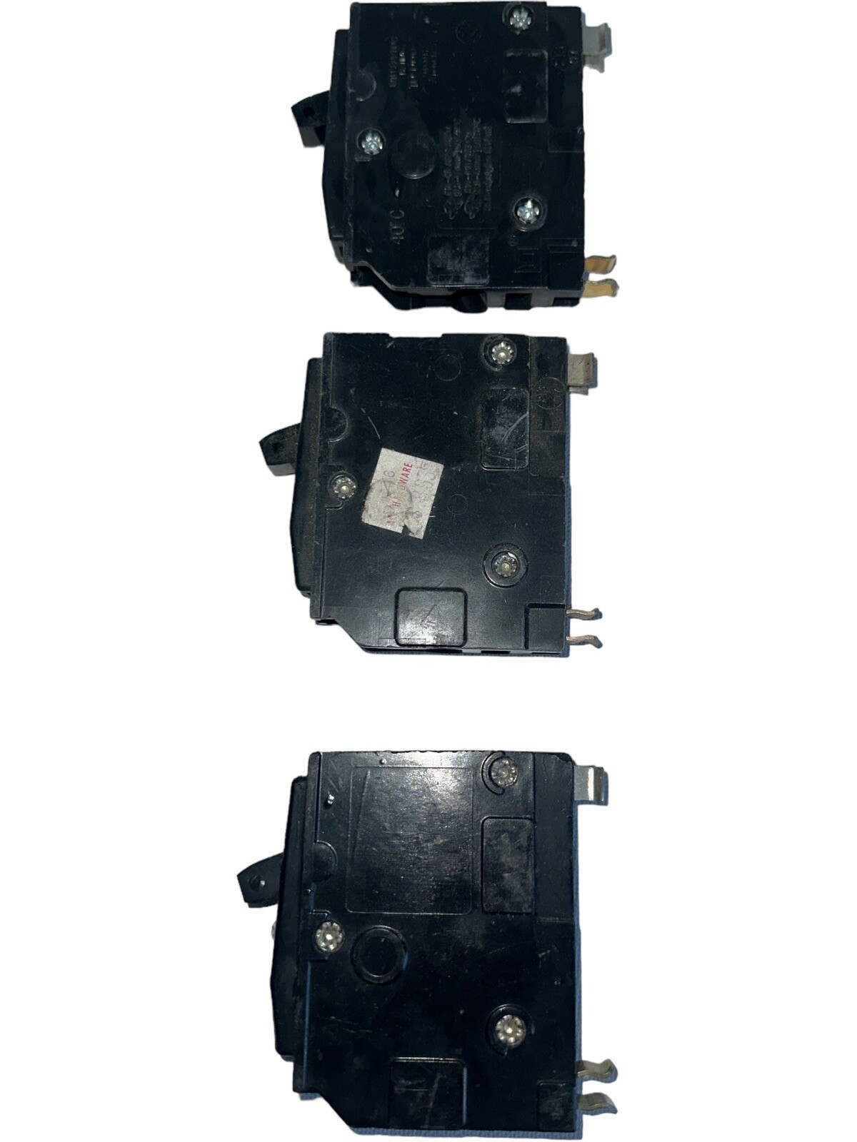 Square D QO 30A Circuit Breaker Lot of 3 QO130 1 Pole 120/240V Plug-In