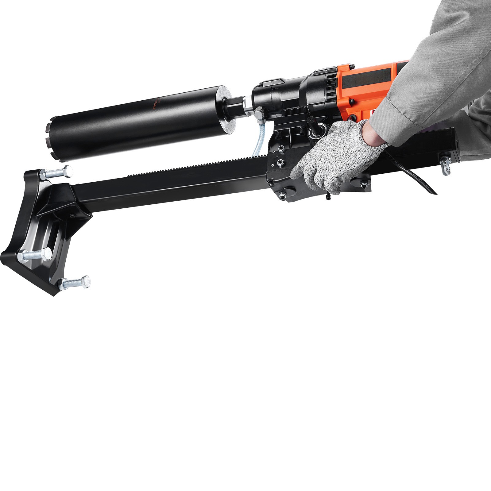 Uimoso Wet&Dry Diamond Core Drill Machine Concrete Core Drill Rig 2500W 750RPM