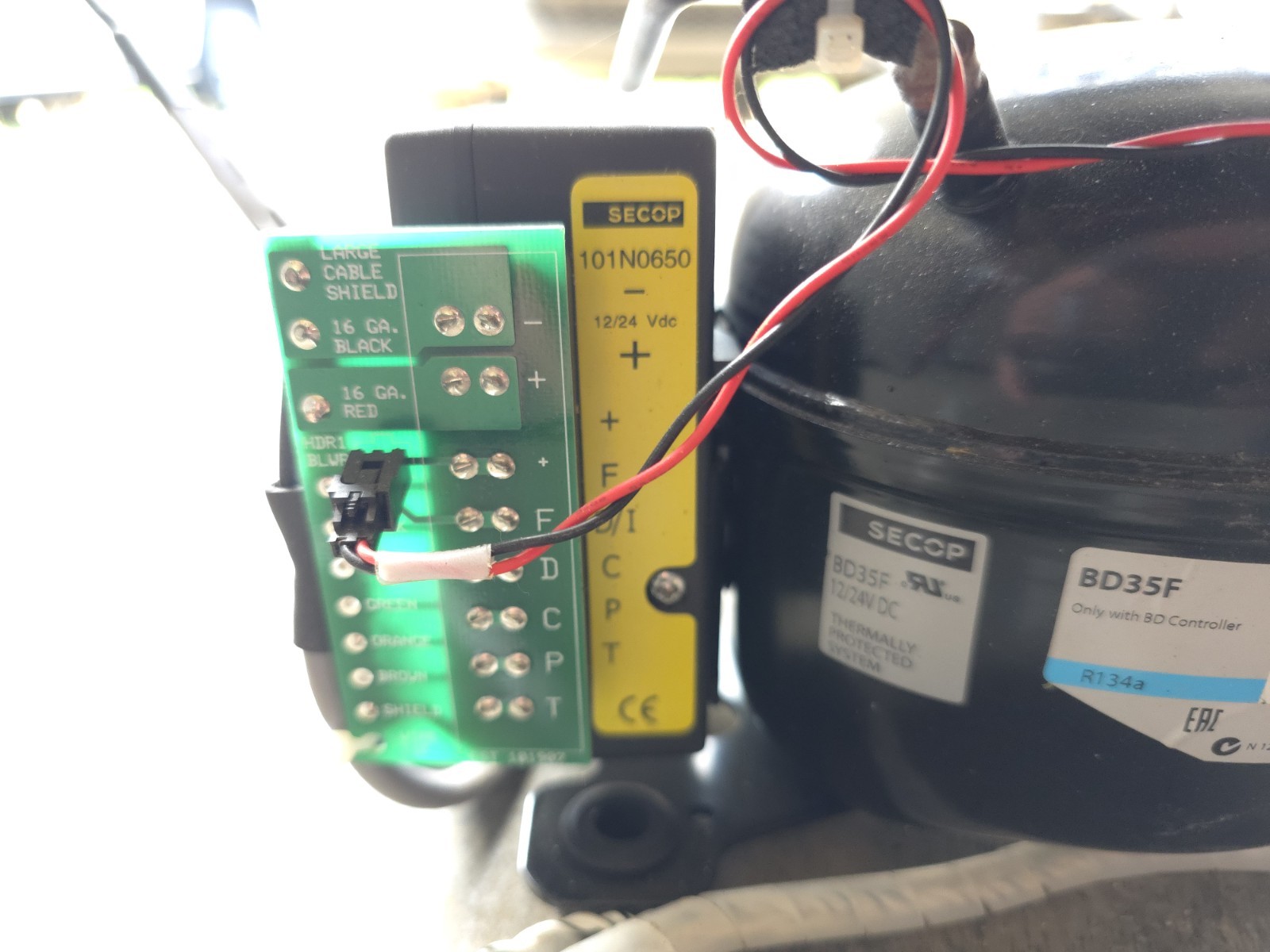 Secop bd35f Compressor 101n0650 sunon cs-70-ino AC