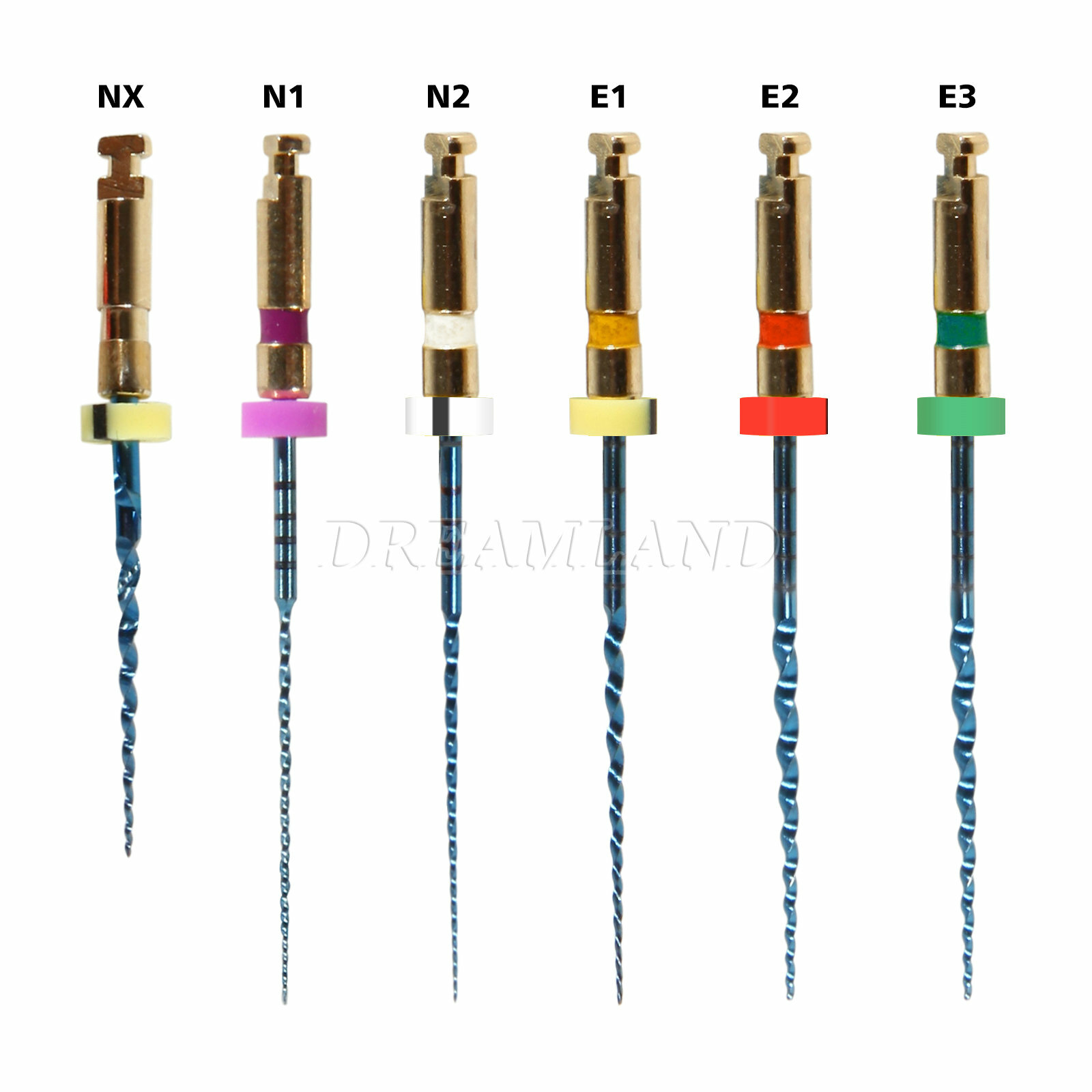 Dental Endo Endodontic Universal Engine Rotary Root Canal NiTi File 21mm CE FDA