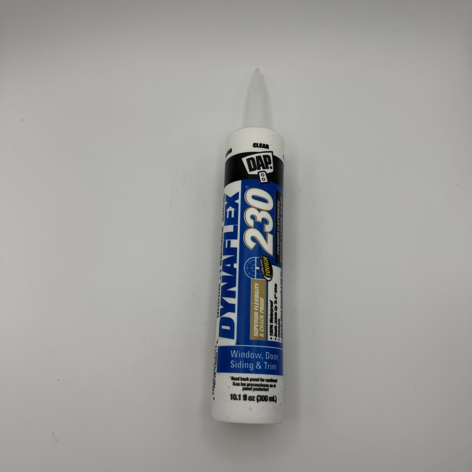 DAP Dynaflex 230 Premium Elastomeric Sealant Clear 10.1 fl oz Window Door Siding