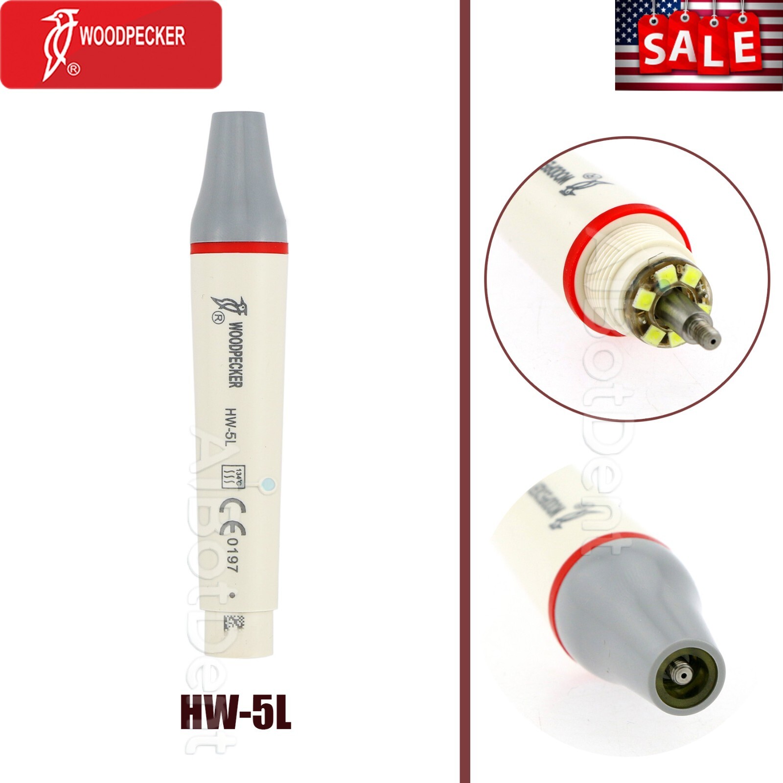 Woodpecker UDS-N2/N3 LED Ultrasonic Piezo Scaler Built in For Dental Chair EMS