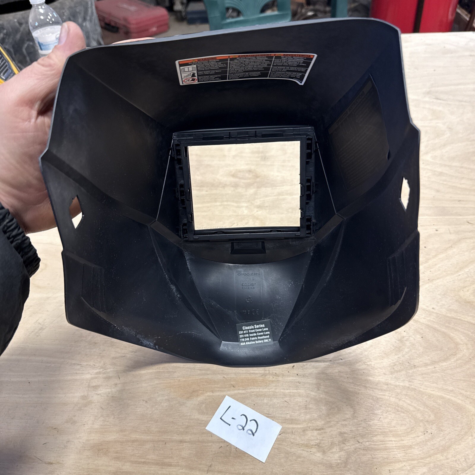 Miller 231415 Helmet Shell Only Black Pro-Hobby