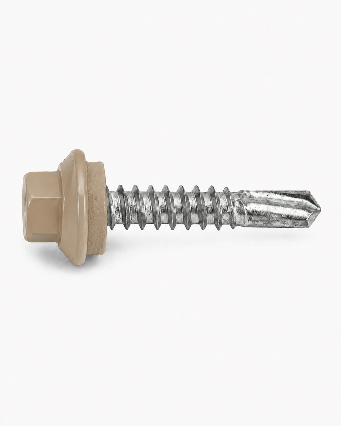 #12 x 1-1/4 Rustic Red Metal Roofing Screws Self Drilling HWH 250 PCS