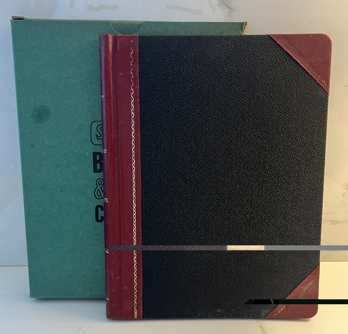VTG Boorum & Pease Standard Blank Book columnar record no 21 150 pg NOS USA made
