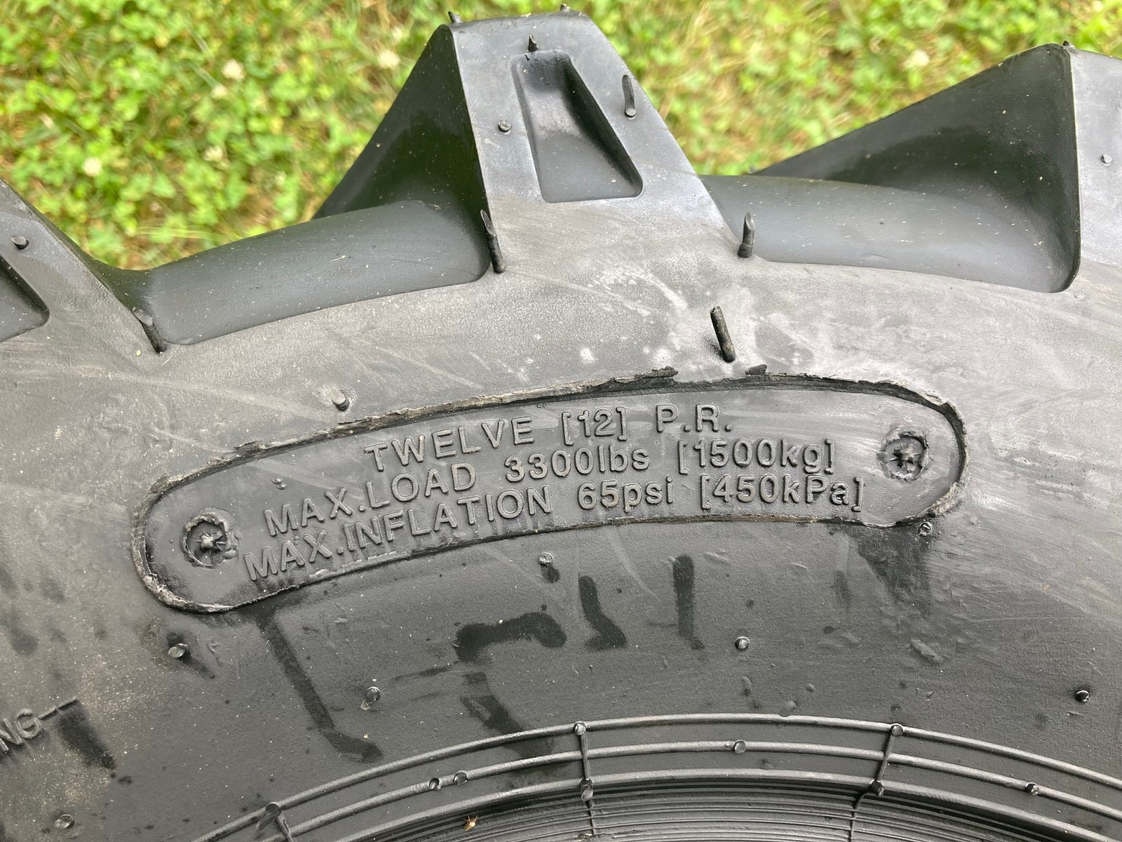 2 NEW 31X15.5-15 Trencher Tires -I-3 Tread -12 PR -31-15.50-15 -Forerunner QH645