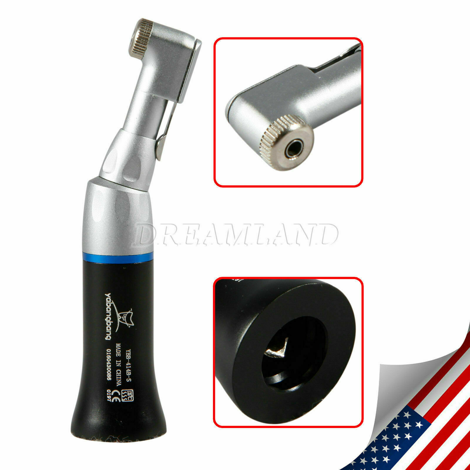 5 Dental Slow Low Speed Handpiece Contra Angle Latch for NSK E type Connector