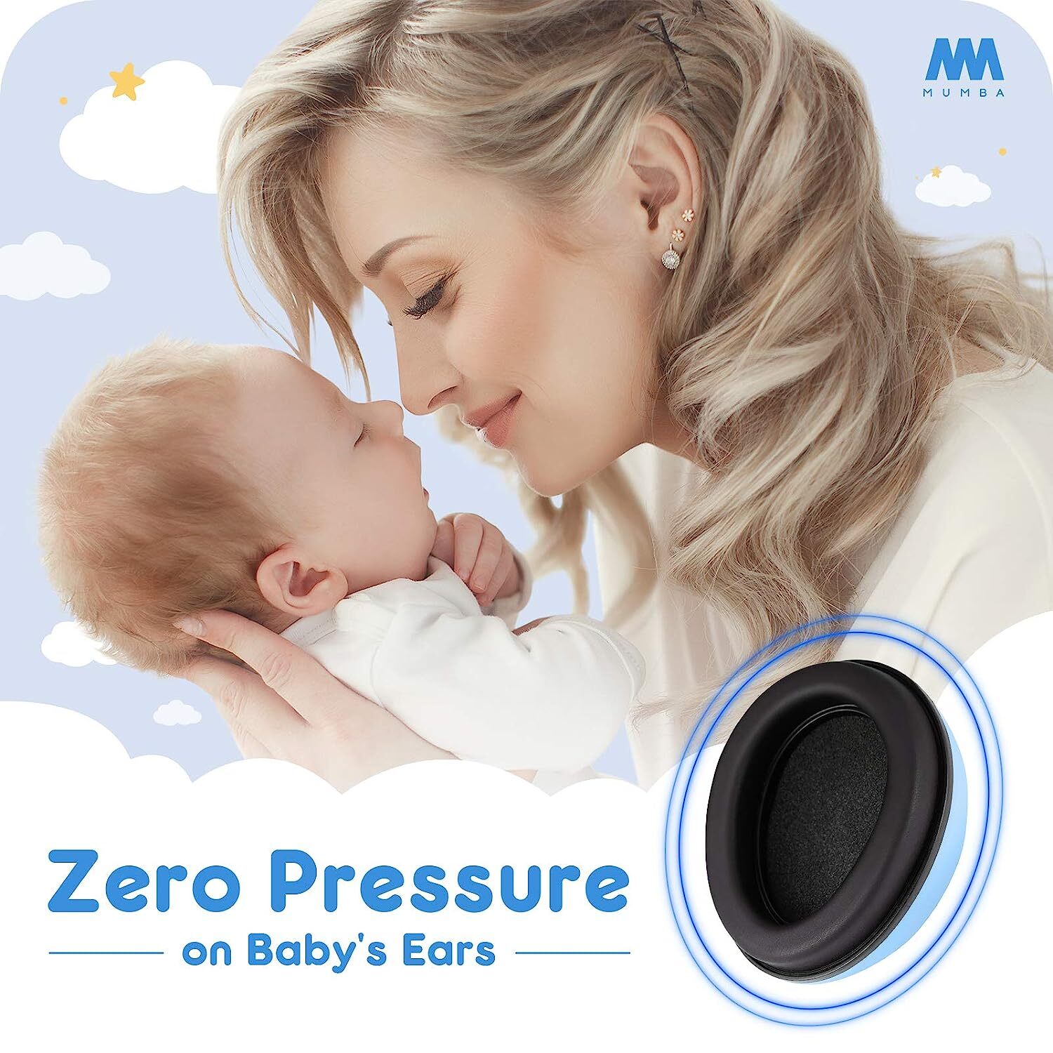 Mumba Baby Ear Protection Noise Cancelling Headphones Babies Toddlers Earmuffs