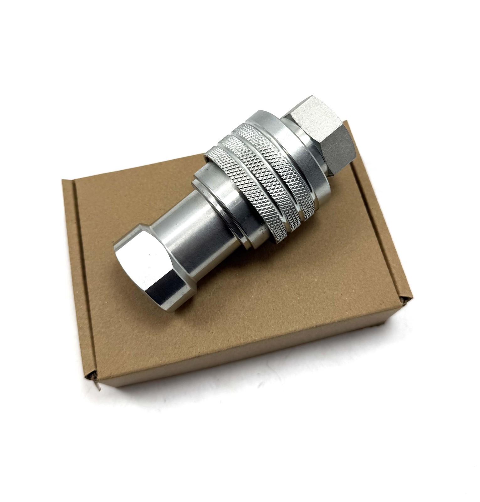 1PK 3/4″ NPT ISO 7241-B Quick Disconnect Hydraulic Female Coupler