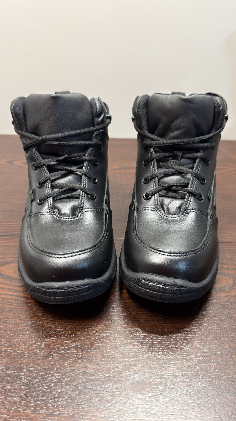 Reebok Work SR USA CP8375 Mens Size 10M Black Leather Slip Resistant Shoes