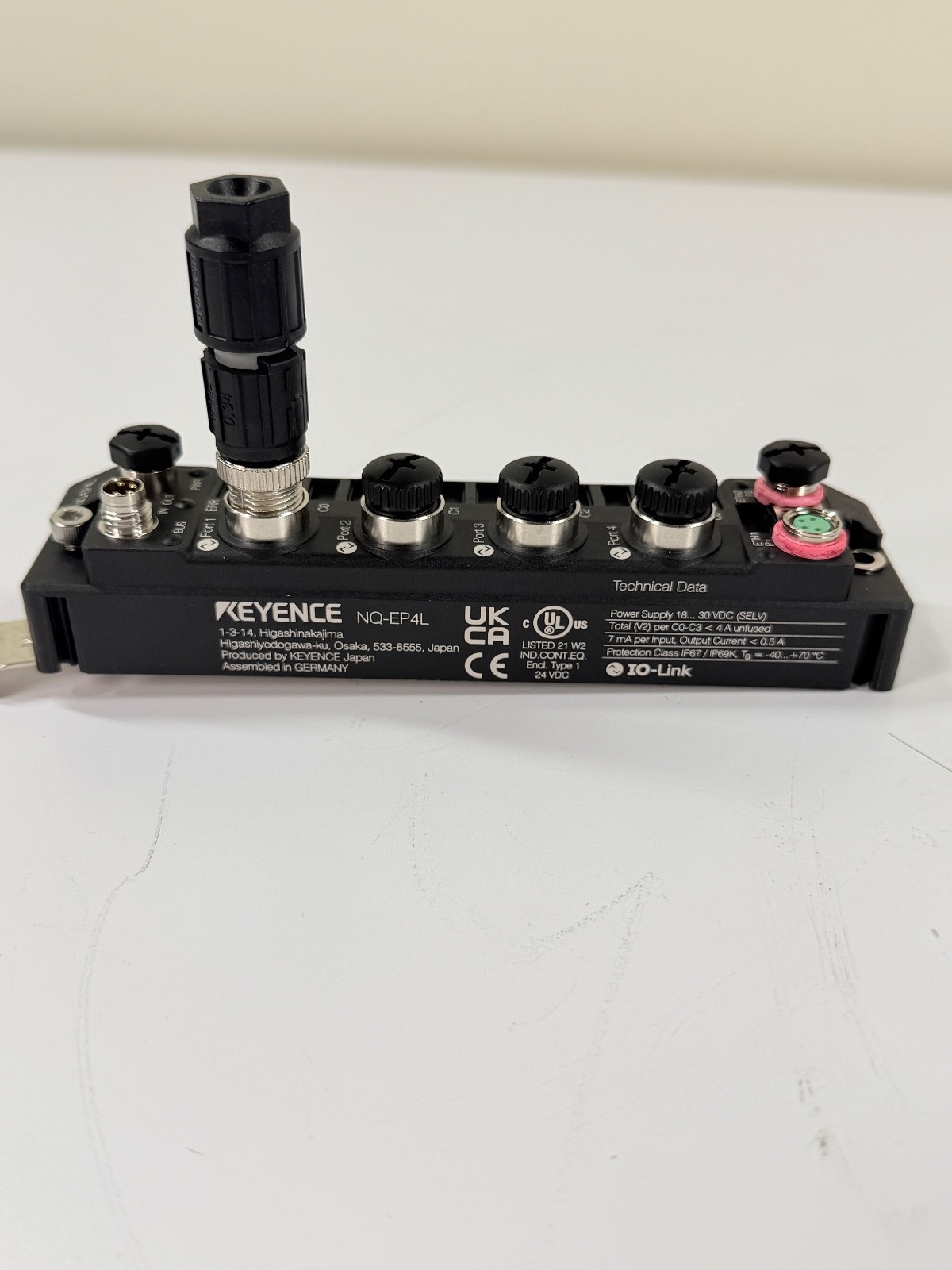 Keyence 4-Port EtherNet/IP™ compatible IO-Link Master Module