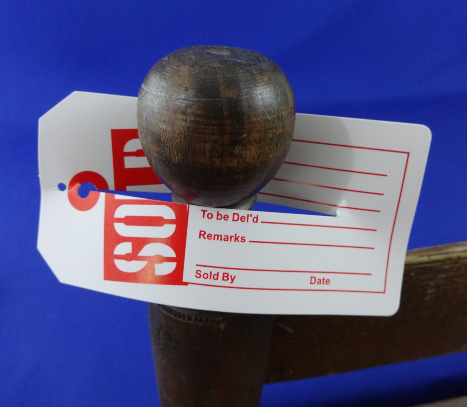 Qty. 100 Red / White Sold Tags with Slit Merchandise Price Tags