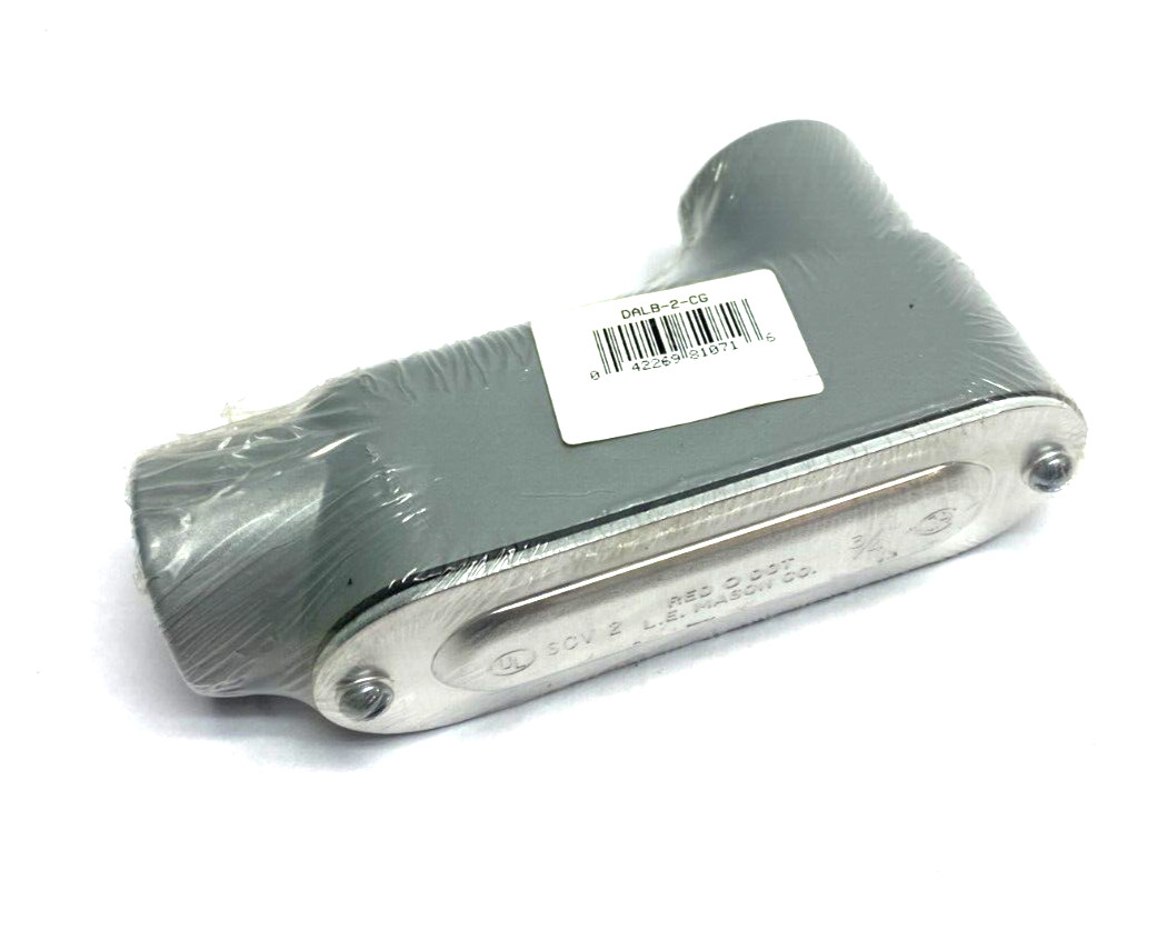 Red Dot DALB-2-CG Threaded D-Pak Aluminum Condit Die Cast Body-Back Opening