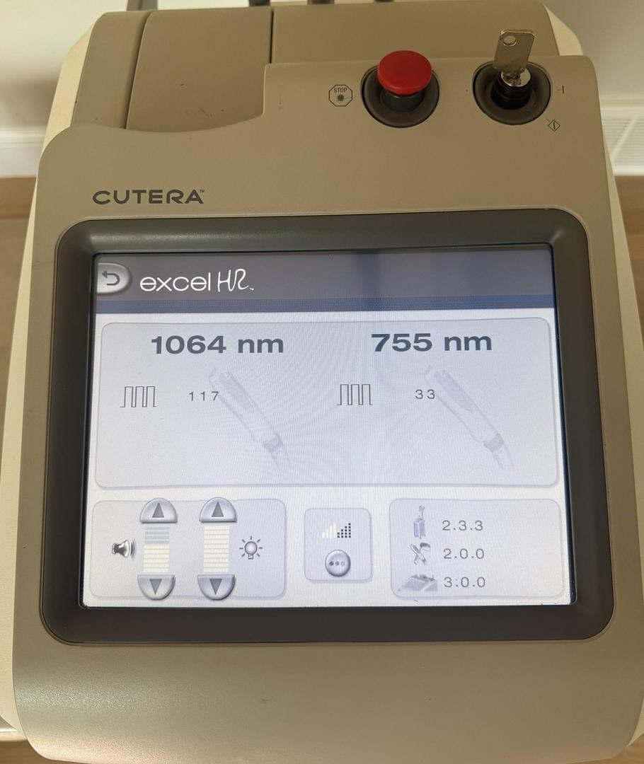 Cutera Excel HR 1064 @ 755 NM laser Hair removal,Lesions,Laser Genesis Warranty