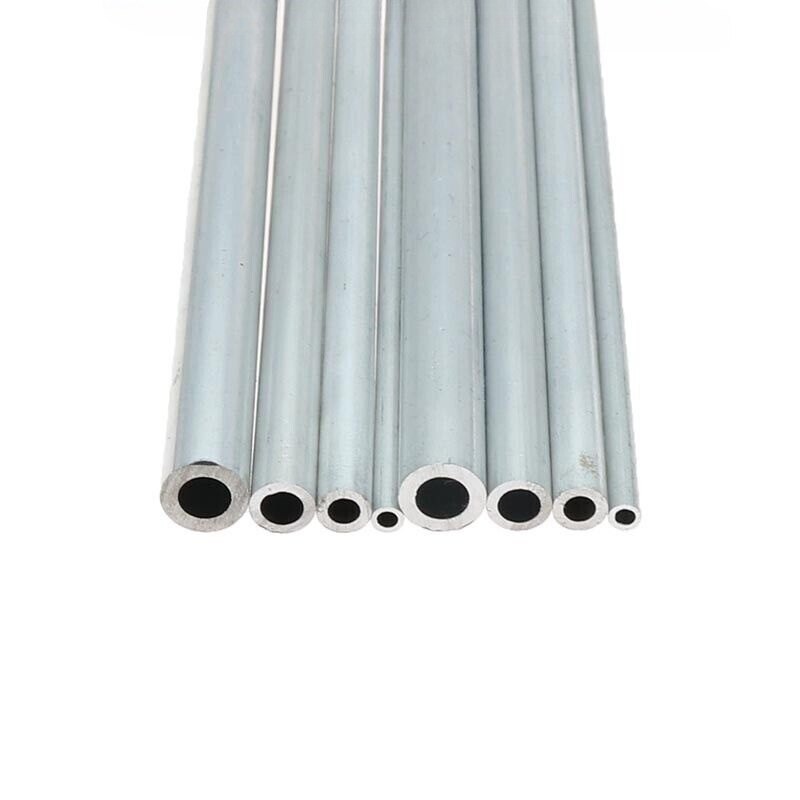 3 x 2mm 5 x 3mm 6 x 4mm 8 x 5mm Aluminium Round Tube Pipe Hollow 100/200mm Long