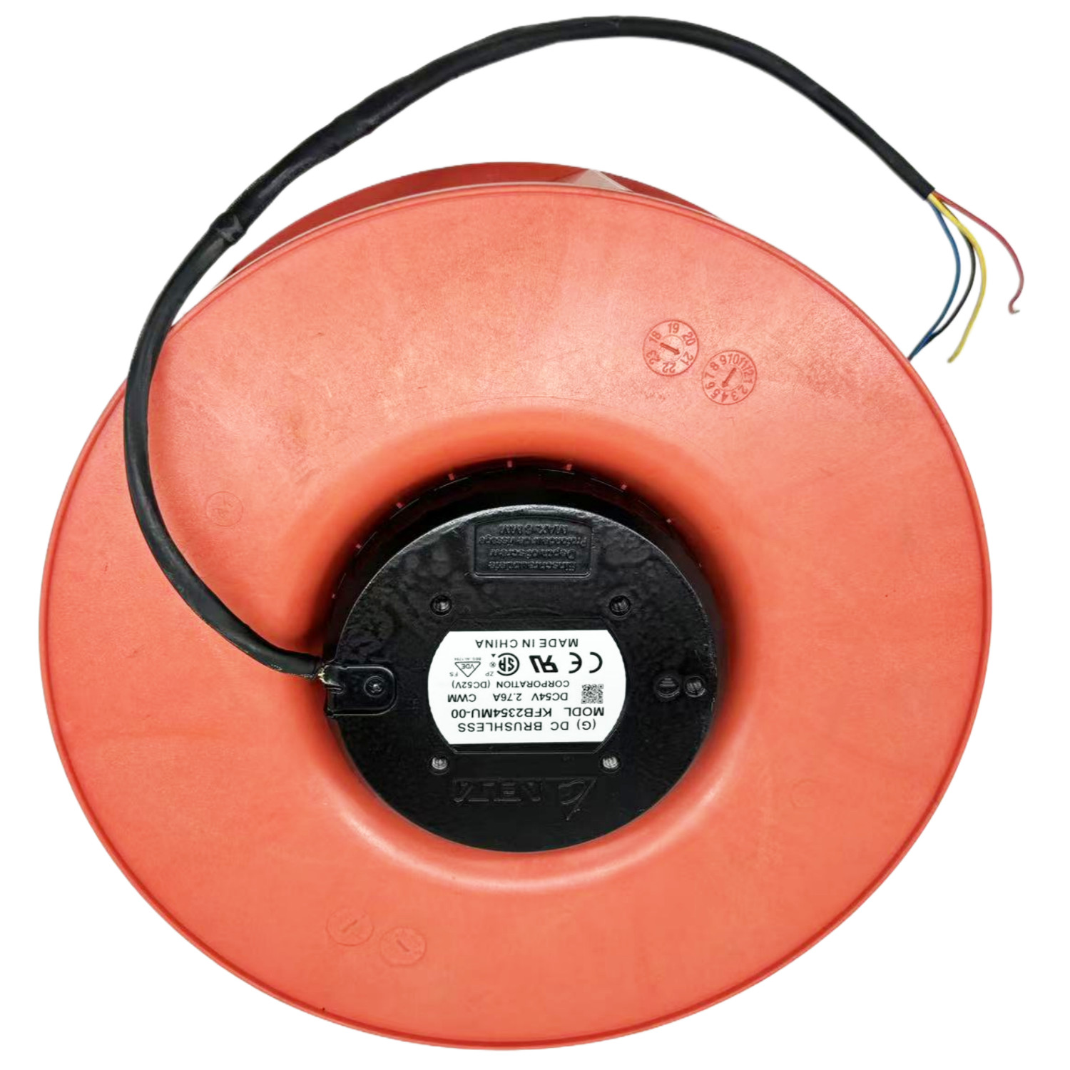 KFB2354MU00 Red Inverter Cooling Fan For DELTA DC 54V 2.76A KFB2354MU-00
