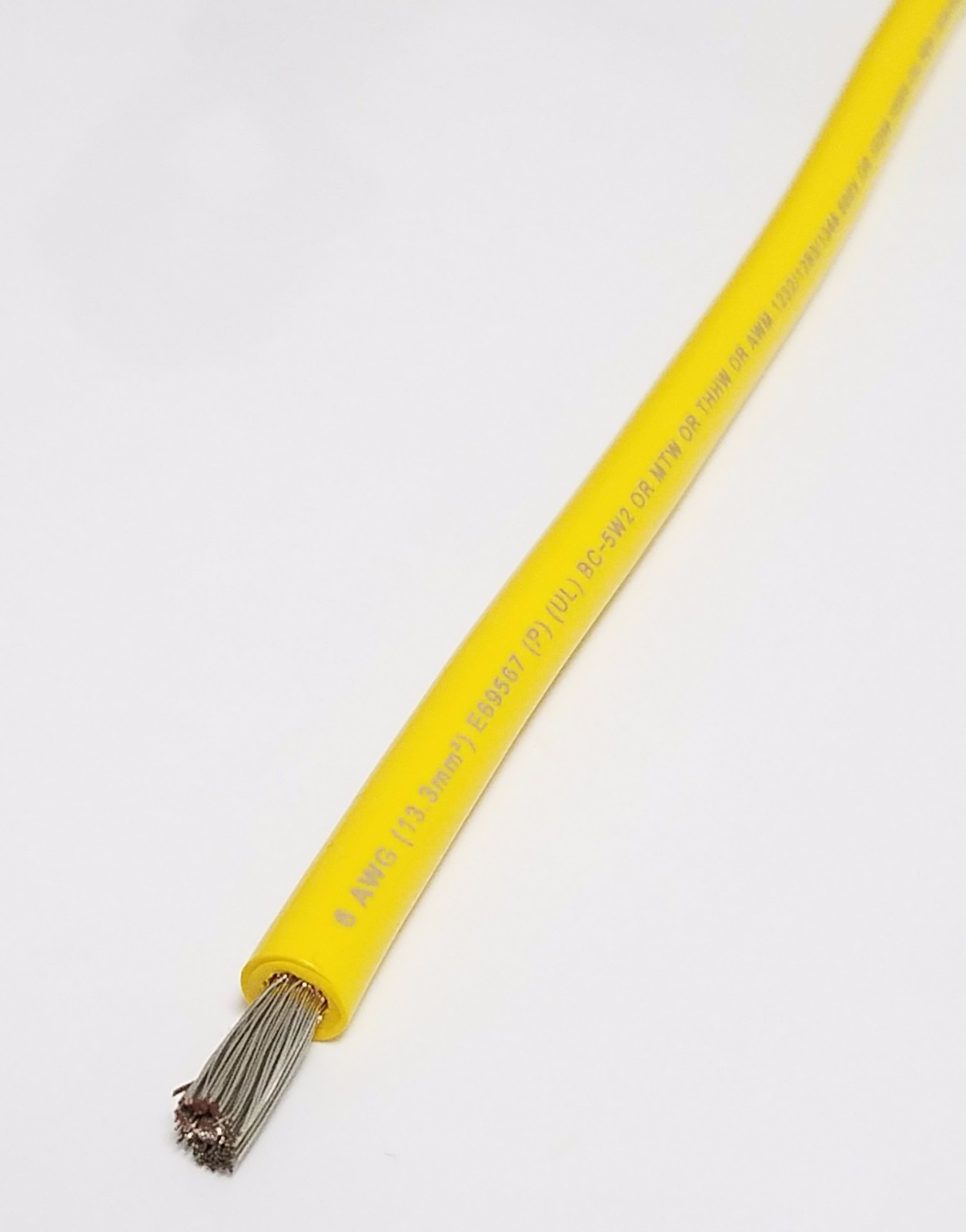 6 AWG GAUGE MARINE TINNED COPPER BC-5W2 BATTERY CABLE BOAT WIRE Made in USA