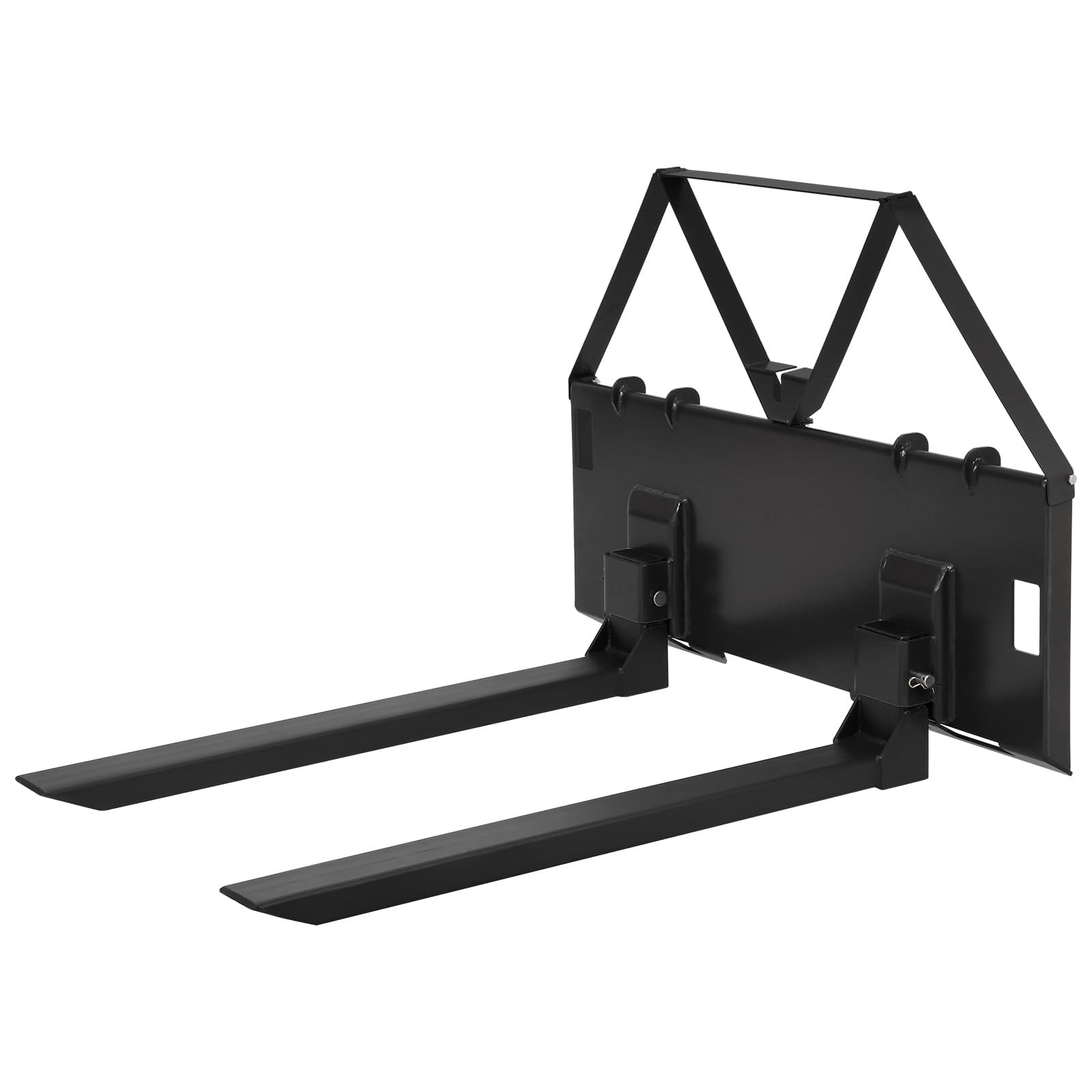 46″ Heavy-Duty Tractor Pallet Forks, Quick Attach Bucket Fork Skid Steer Loader