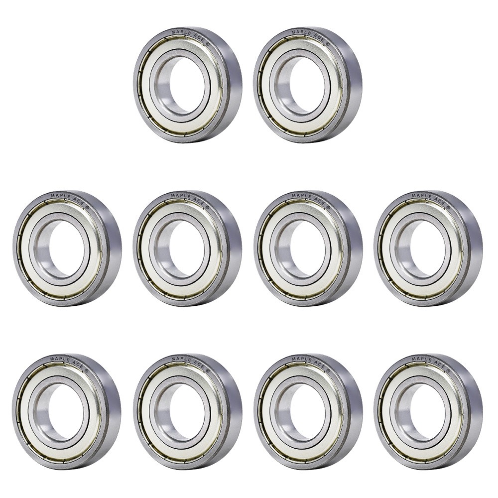 6207-ZZ Ball Bearing 35x72x17mm 6207 ZZ Metal Shielded (Qty 10)