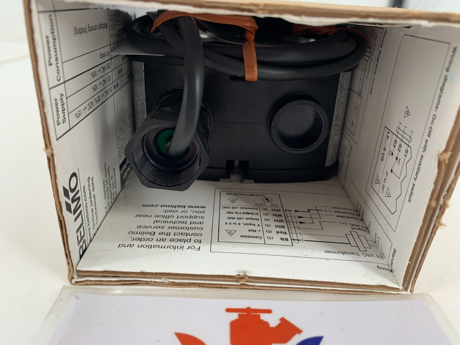 Belimo LF24-SR US Damper Actuator 35 in-lb Spring Return 24V Modulating