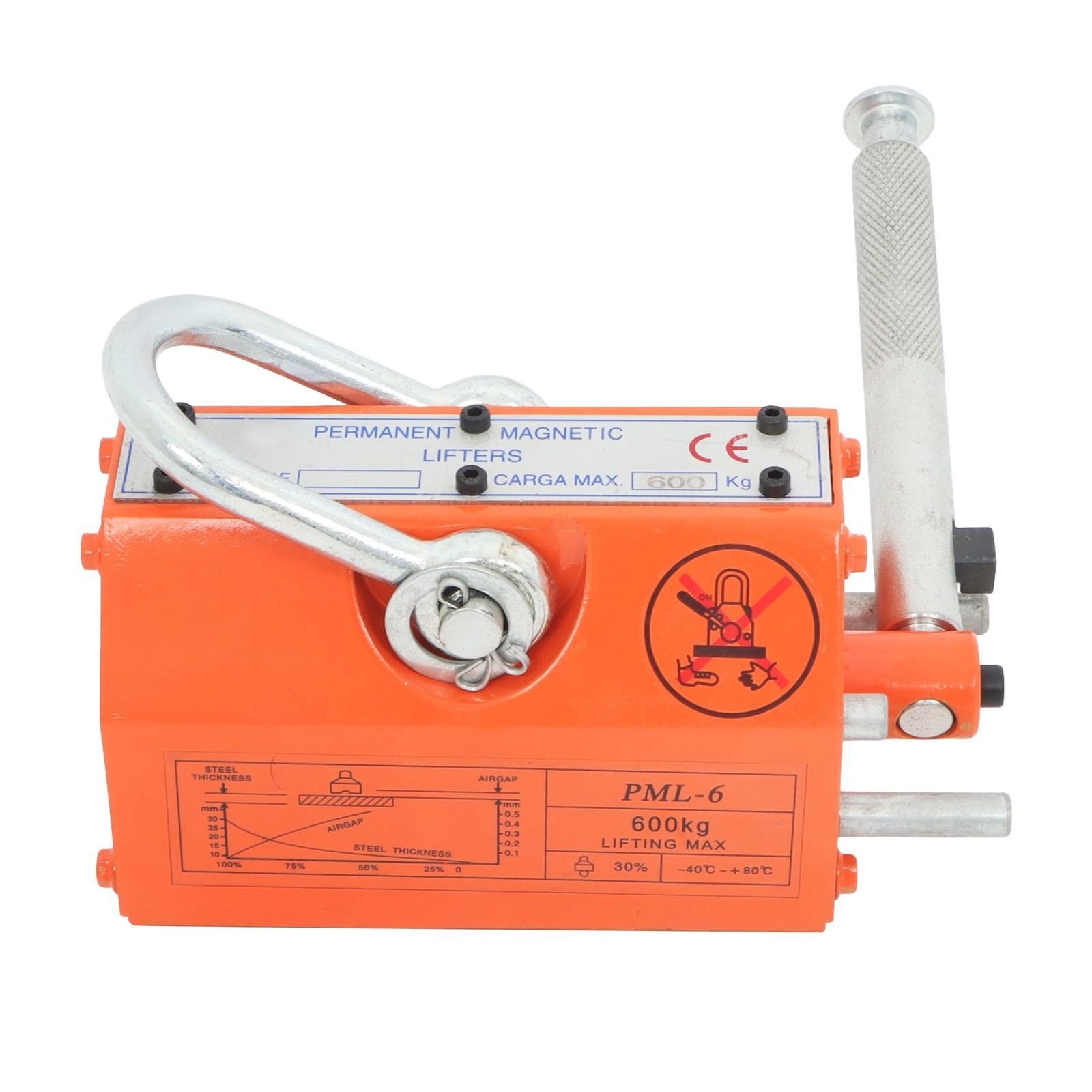Magnetic Crane Permanent Magnetic Lifter 600Kg/1320Lbs Lifting Magnet Neodymium