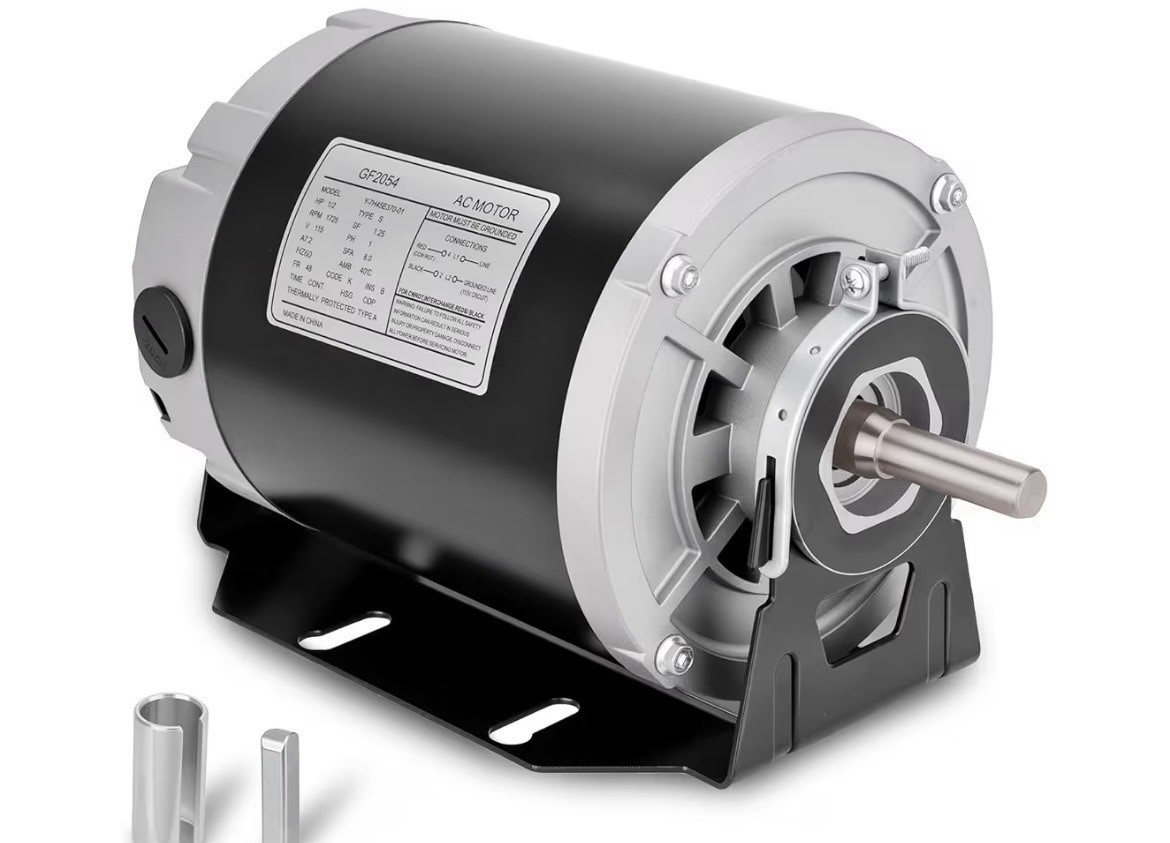 656——GF2054 1/2HP 115V Single Phase 1725RPM 48Y 60Hz 7.2A ODP Reversible