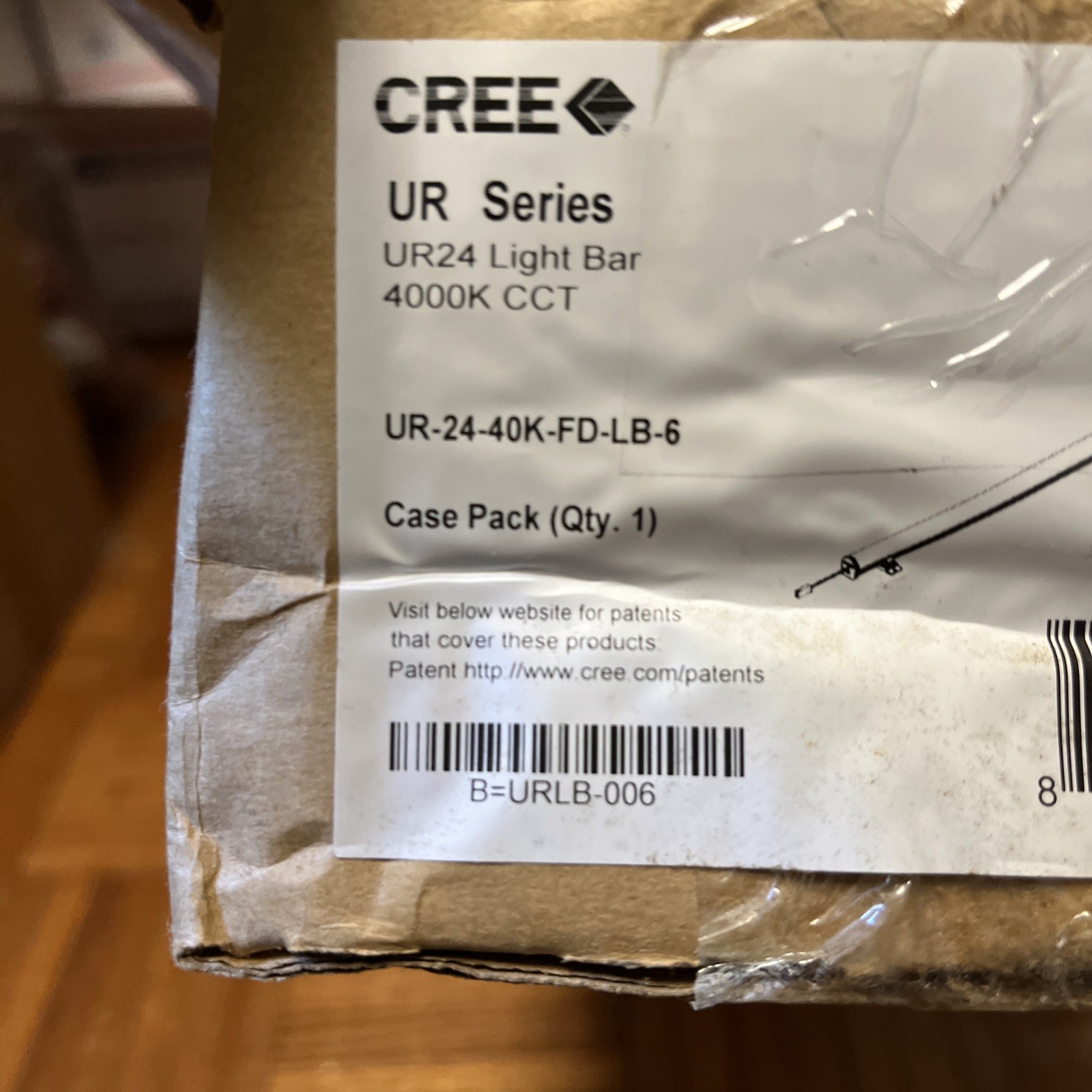 CREE UR-24-40K-FD-LB-6 UR LED LIGHTBAR, 24 IN, 4000K, 6-PACK – New In Box