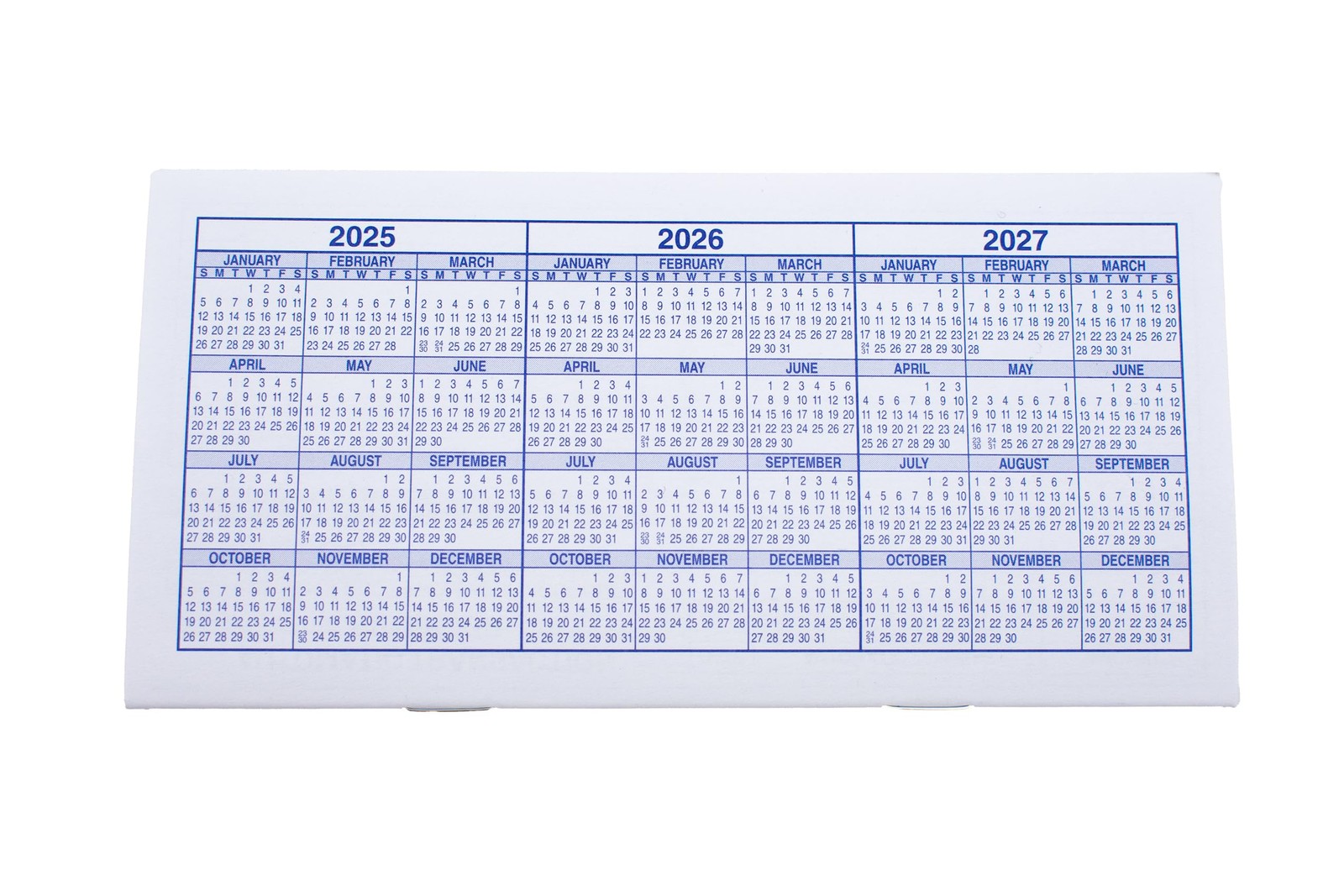 Pack of 10, 2025-2026-2027 Checkbook Registers for Personal Checkbook Ledgers