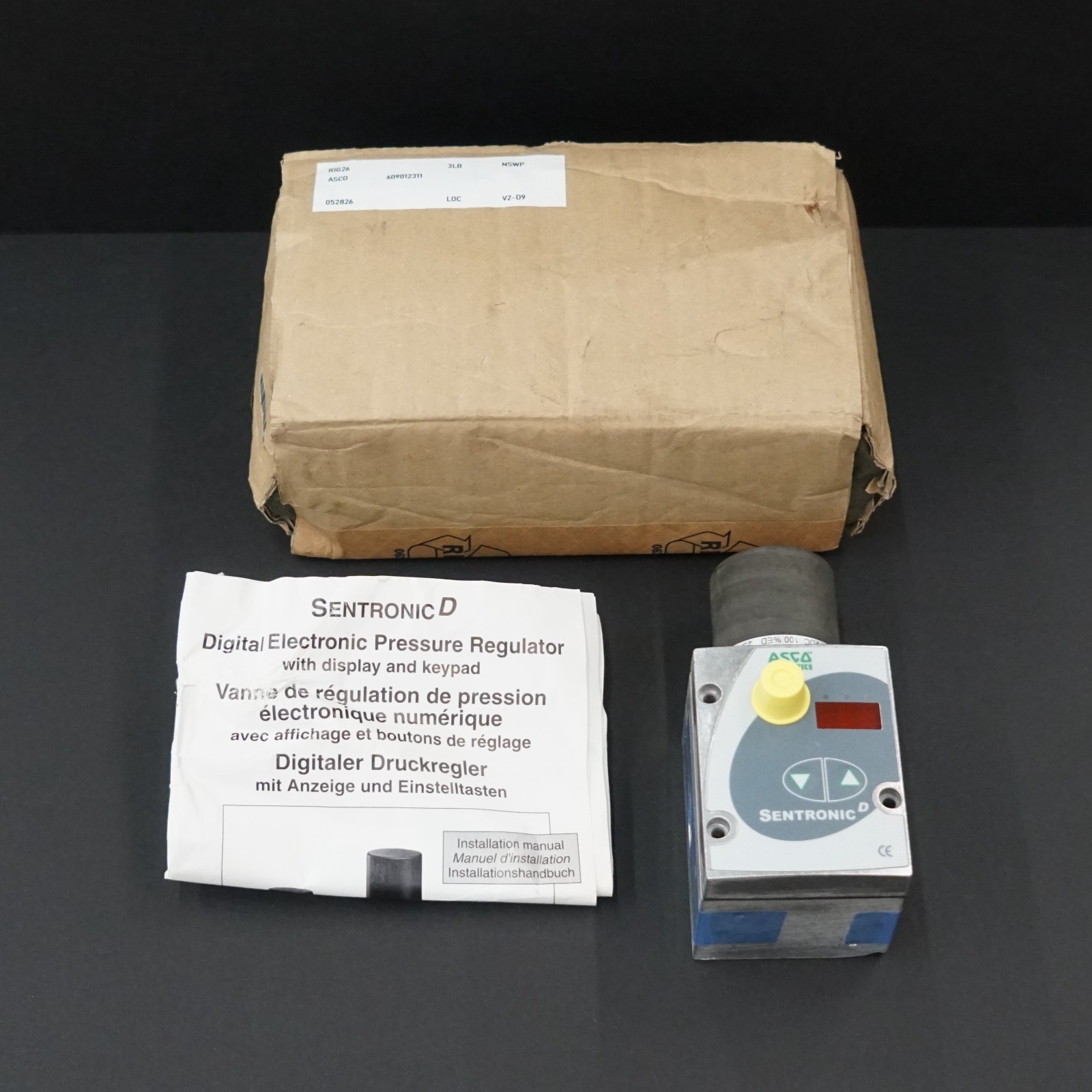 ASCO 609012311 Sentronic D Proportional Valve, 3-Way, Series 609