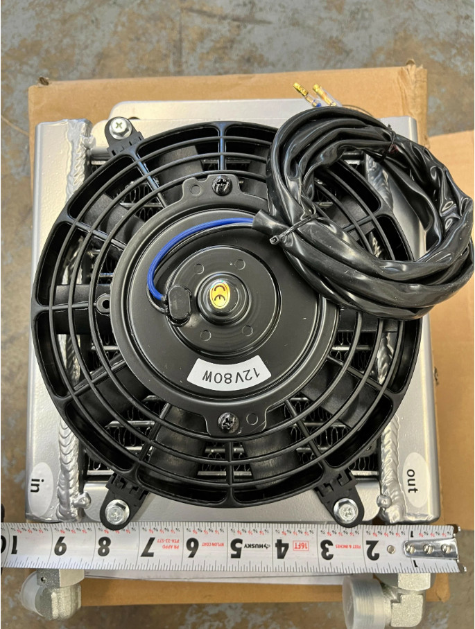 Agrotk Radiator Cooling Fan Hydraulic Oil Cooler Fans Mini Excavators Attachment