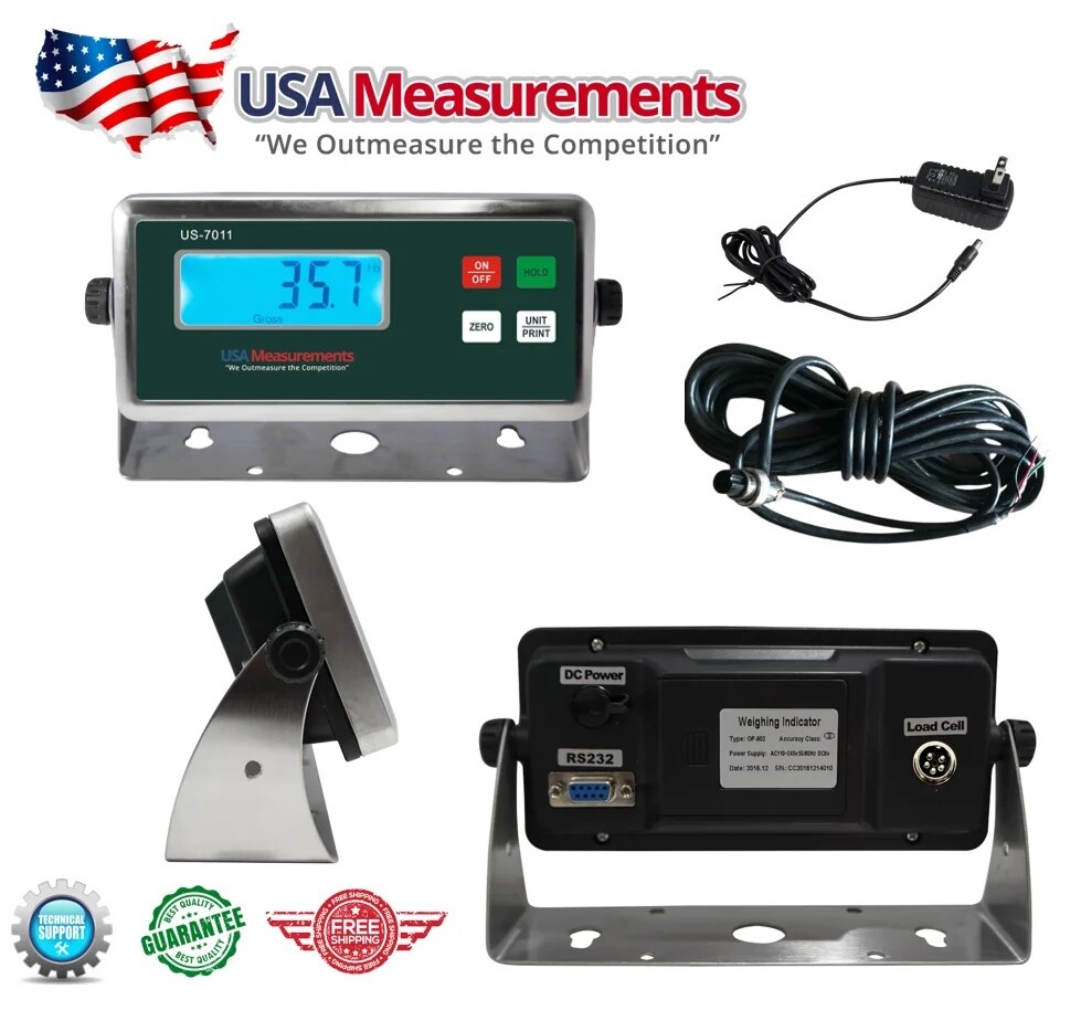 USA Measurements US-7011 Digital Scale Display Head Monitor Read Out Indicator