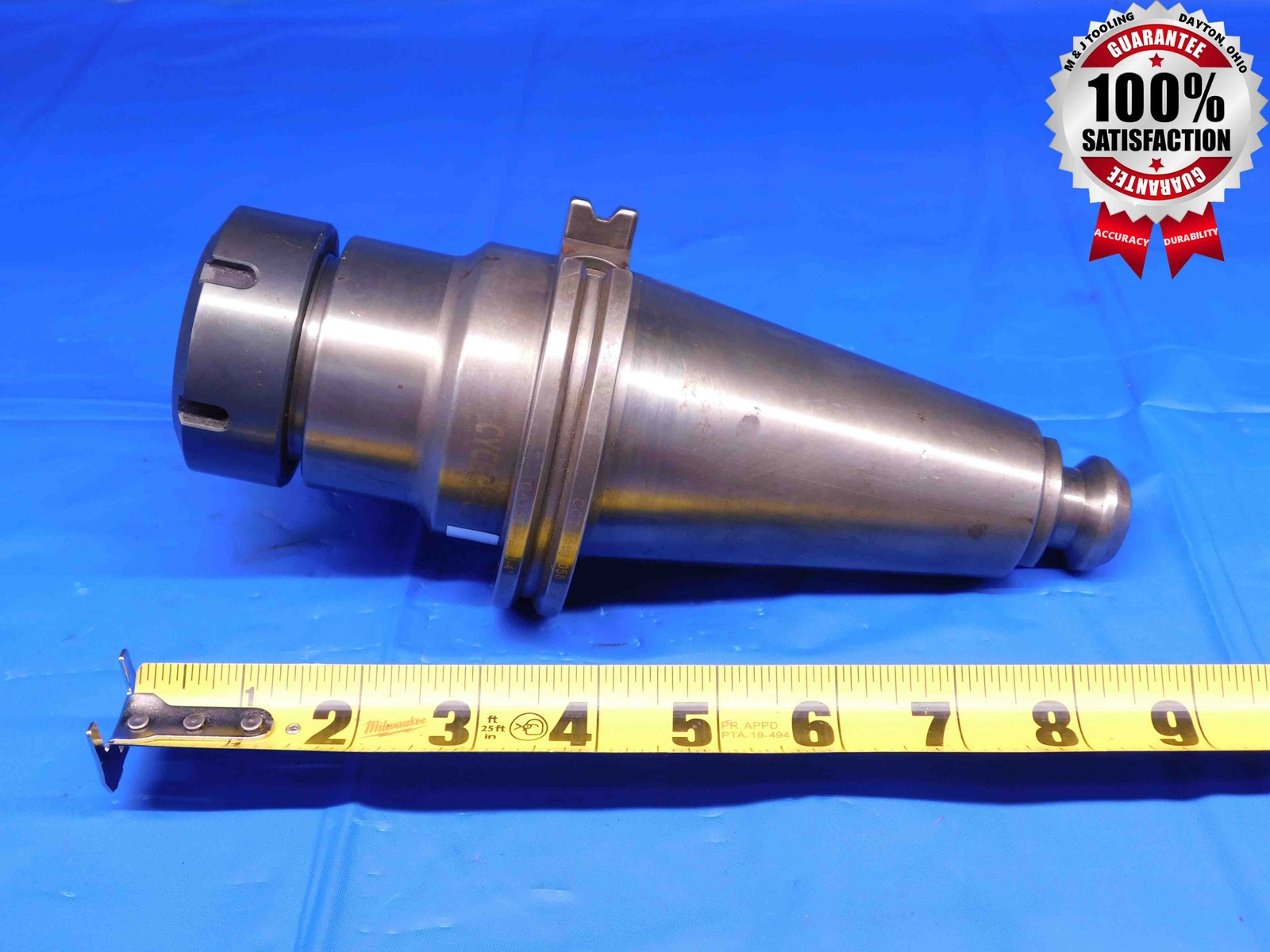 CAT50 CYCLOCUT ER40 COLLET CHUCK TOOL HOLDER 3 5/8 PROJECTION CCT-1504-058 ER 40